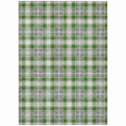 Addison Rugs Quaanor Green Washable Indoor-Outdoor Rug