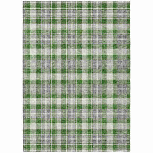 Addison Rugs Quaanor Green Washable Indoor-Outdoor Rug
