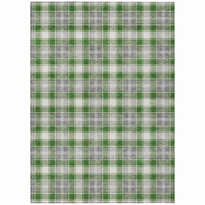Addison Rugs Quaanor Green Washable Indoor-Outdoor Rug