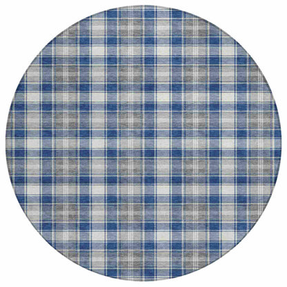 Addison Rugs Quaanor Blue Washable Indoor-Outdoor Rug