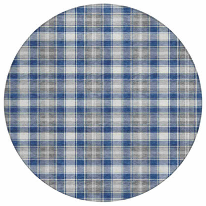 Addison Rugs Quaanor Blue Washable Indoor-Outdoor Rug