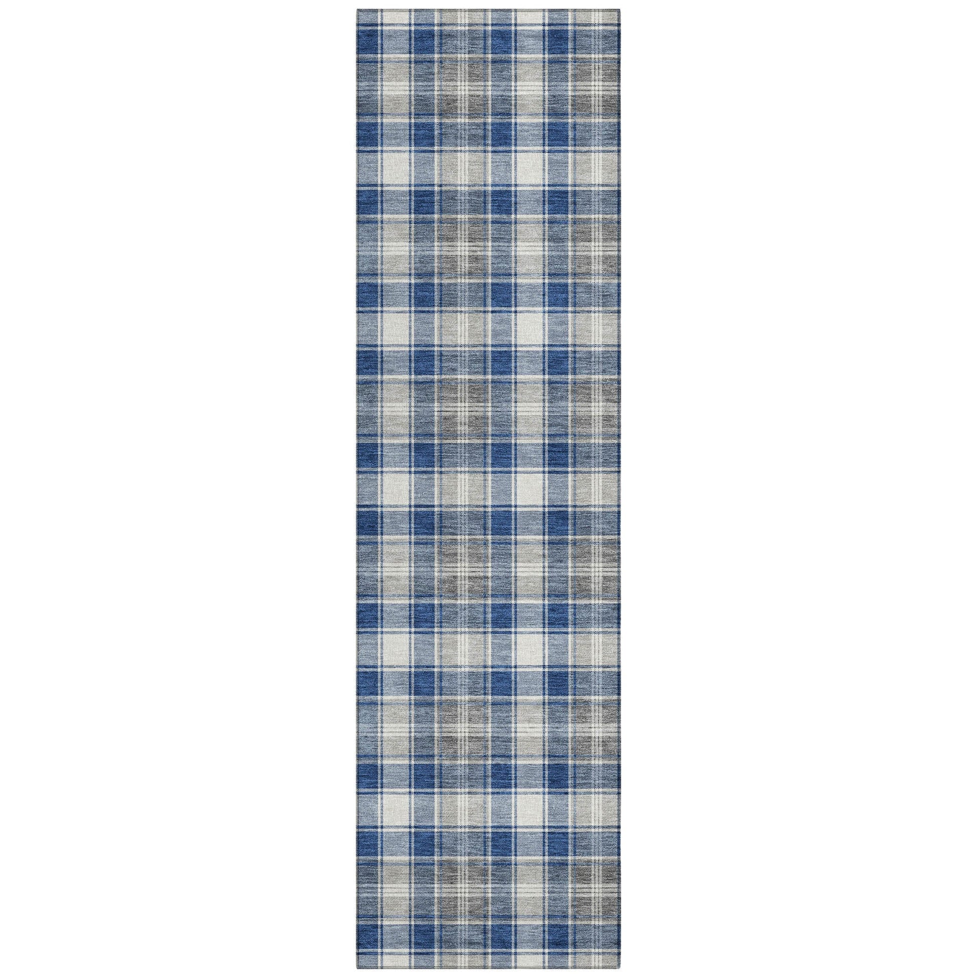 Addison Rugs Quaanor Blue Washable Indoor-Outdoor Rug