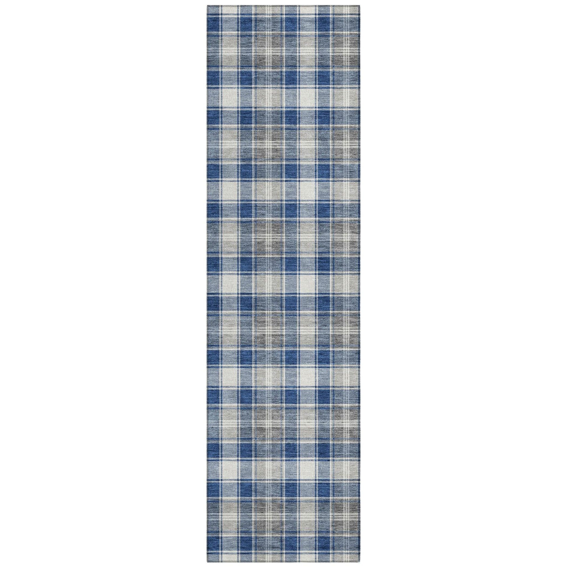 Addison Rugs Quaanor Blue Washable Indoor-Outdoor Rug