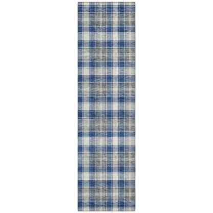 Addison Rugs Quaanor Blue Washable Indoor-Outdoor Rug