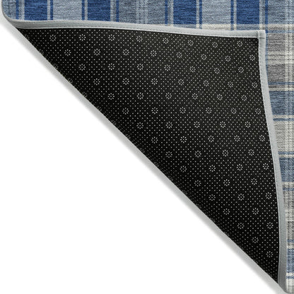 Addison Rugs Quaanor Blue Washable Indoor-Outdoor Rug