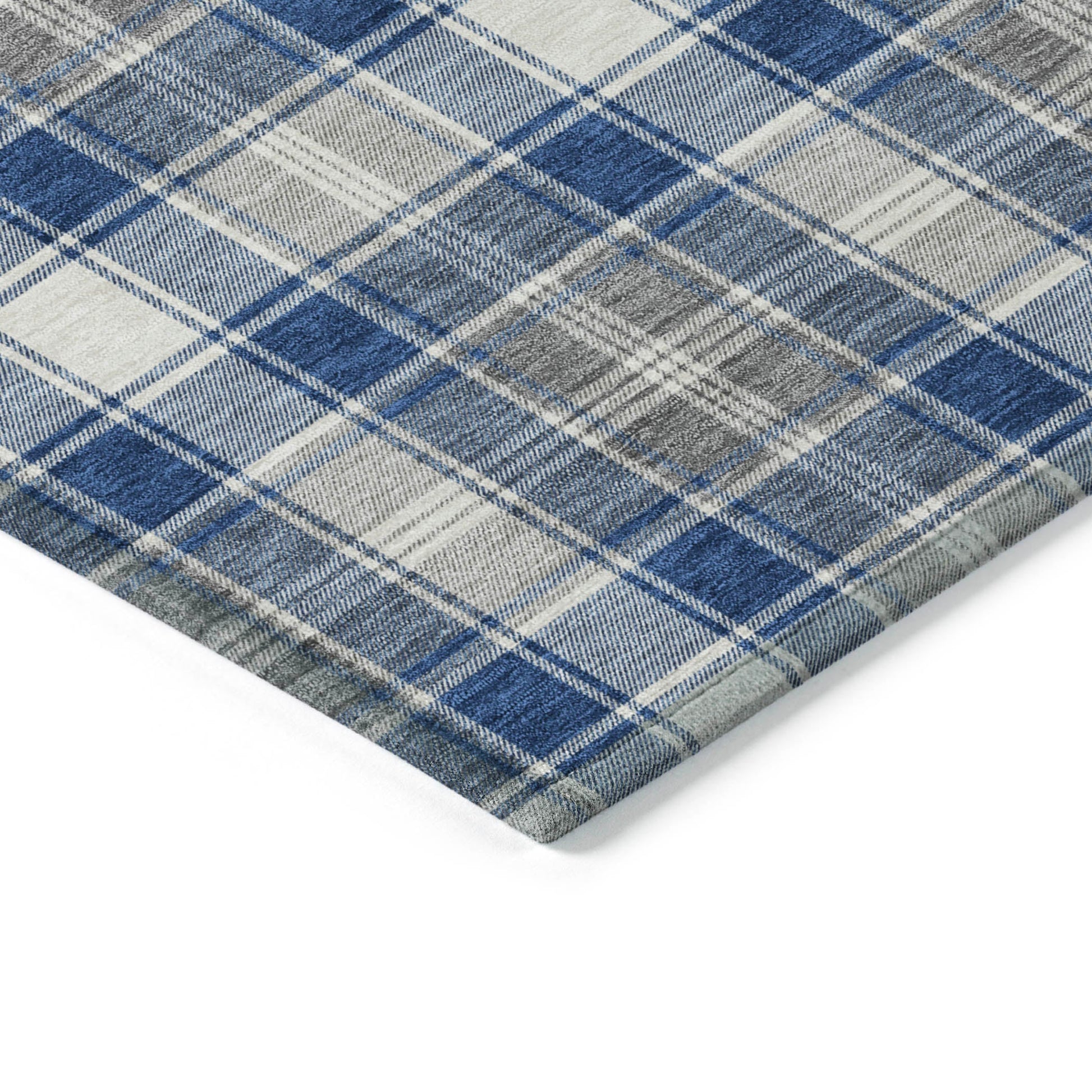 Addison Rugs Quaanor Blue Washable Indoor-Outdoor Rug