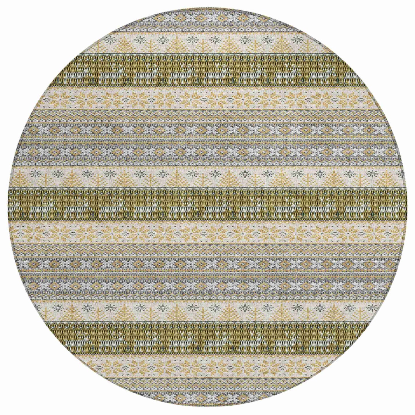 Addison Rugs Quaara Gray Washable Indoor-Outdoor Rug