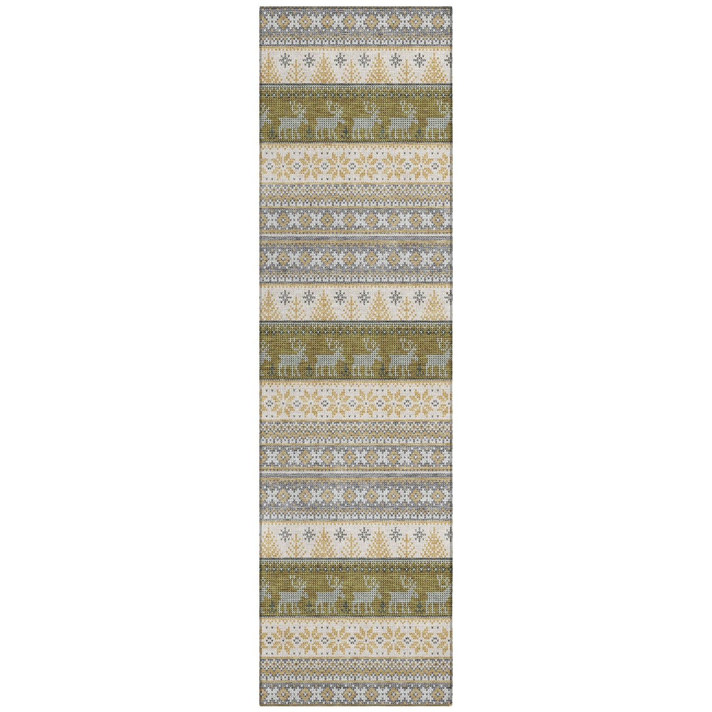 Addison Rugs Quaara Gray Washable Indoor-Outdoor Rug