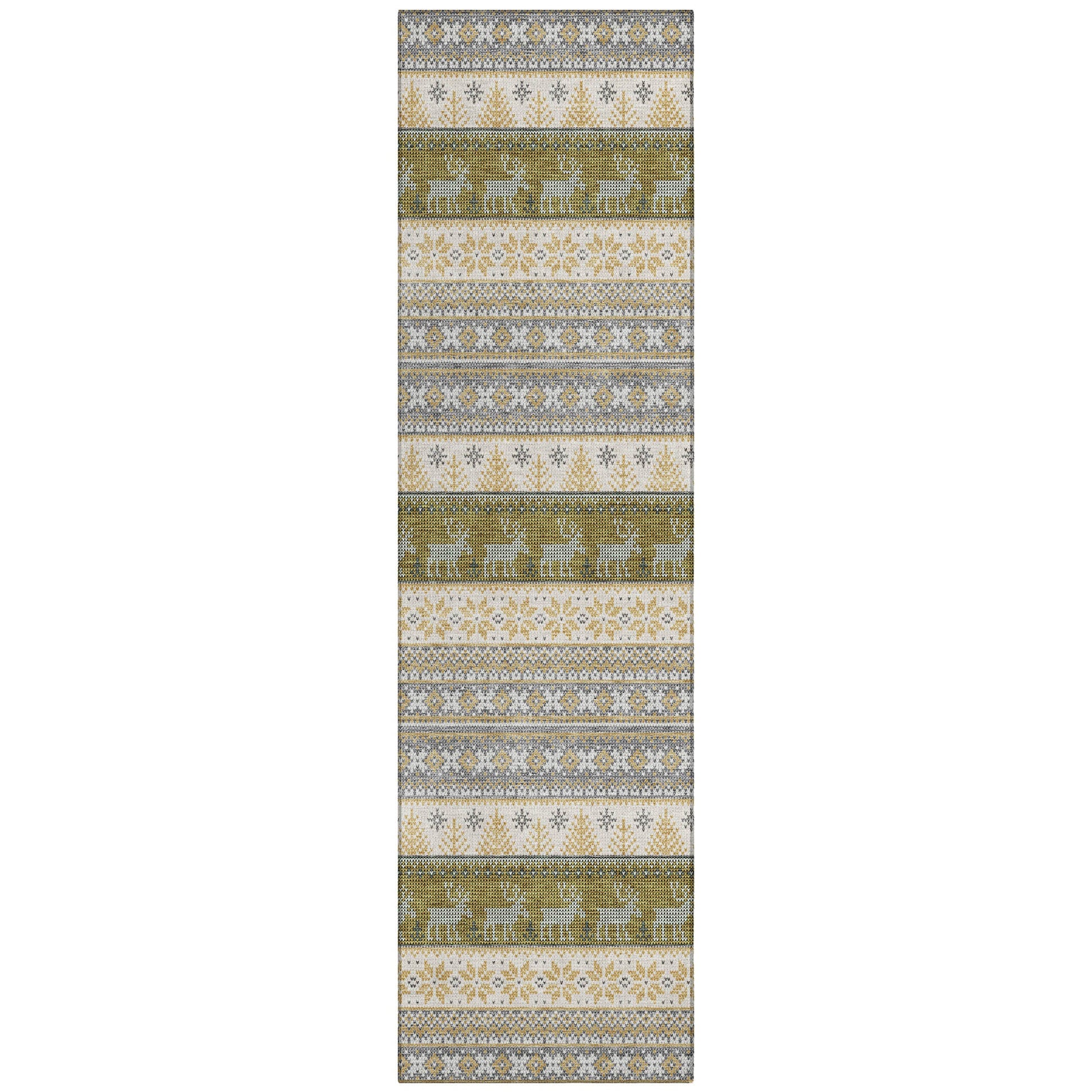 Addison Rugs Quaara Gray Washable Indoor-Outdoor Rug
