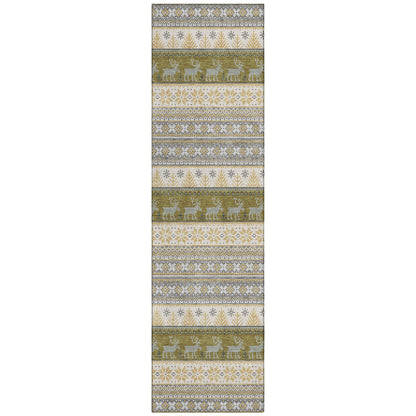 Addison Rugs Quaara Gray Washable Indoor-Outdoor Rug