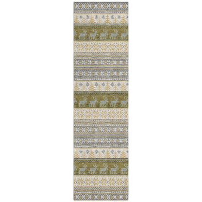 Addison Rugs Quaara Gray Washable Indoor-Outdoor Rug