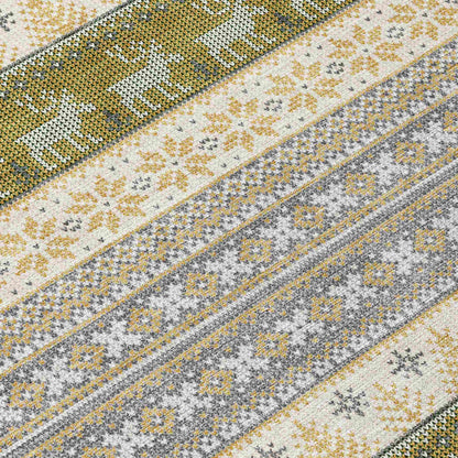 Addison Rugs Quaara Gray Washable Indoor-Outdoor Rug