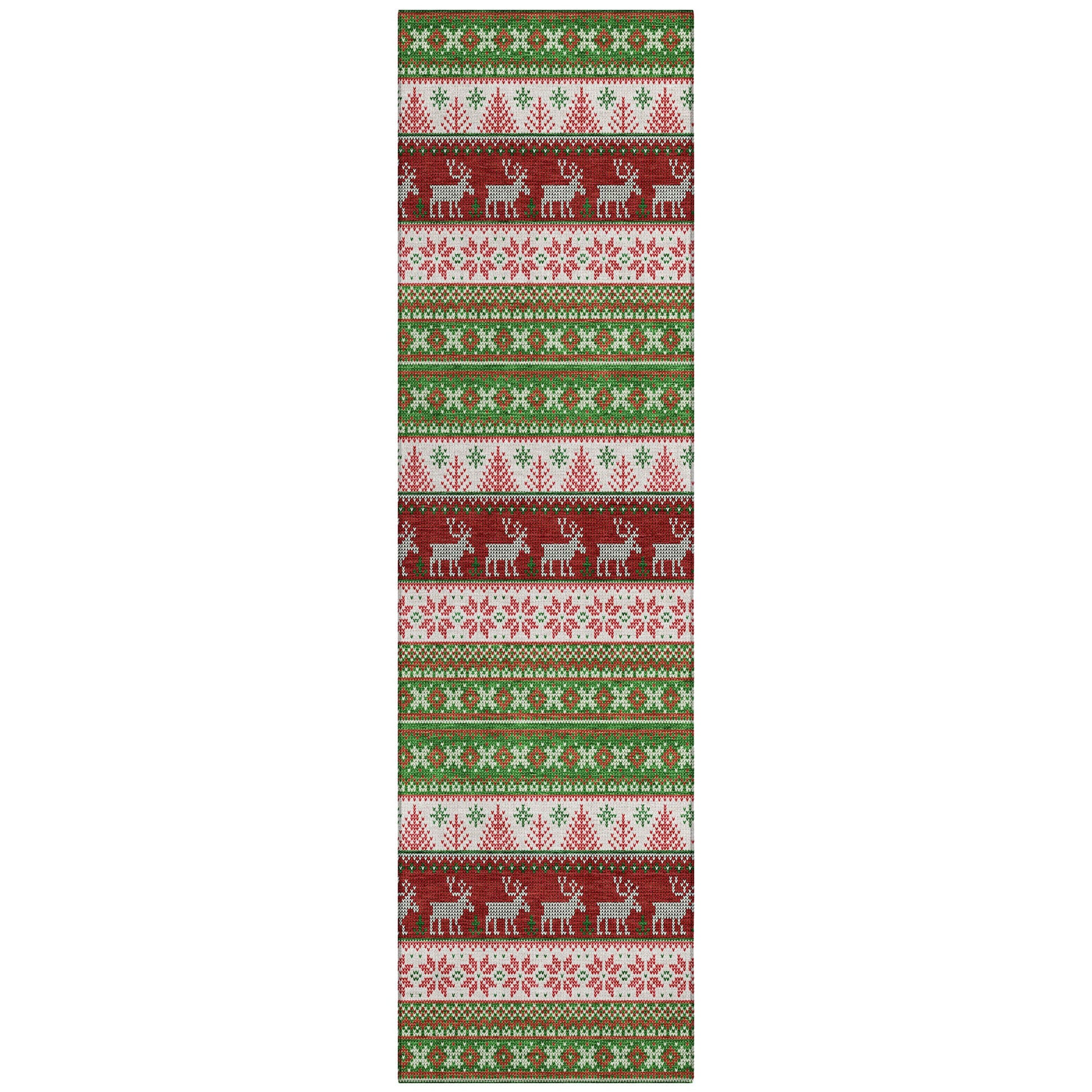 Addison Rugs Quaara Green Washable Indoor-Outdoor Rug