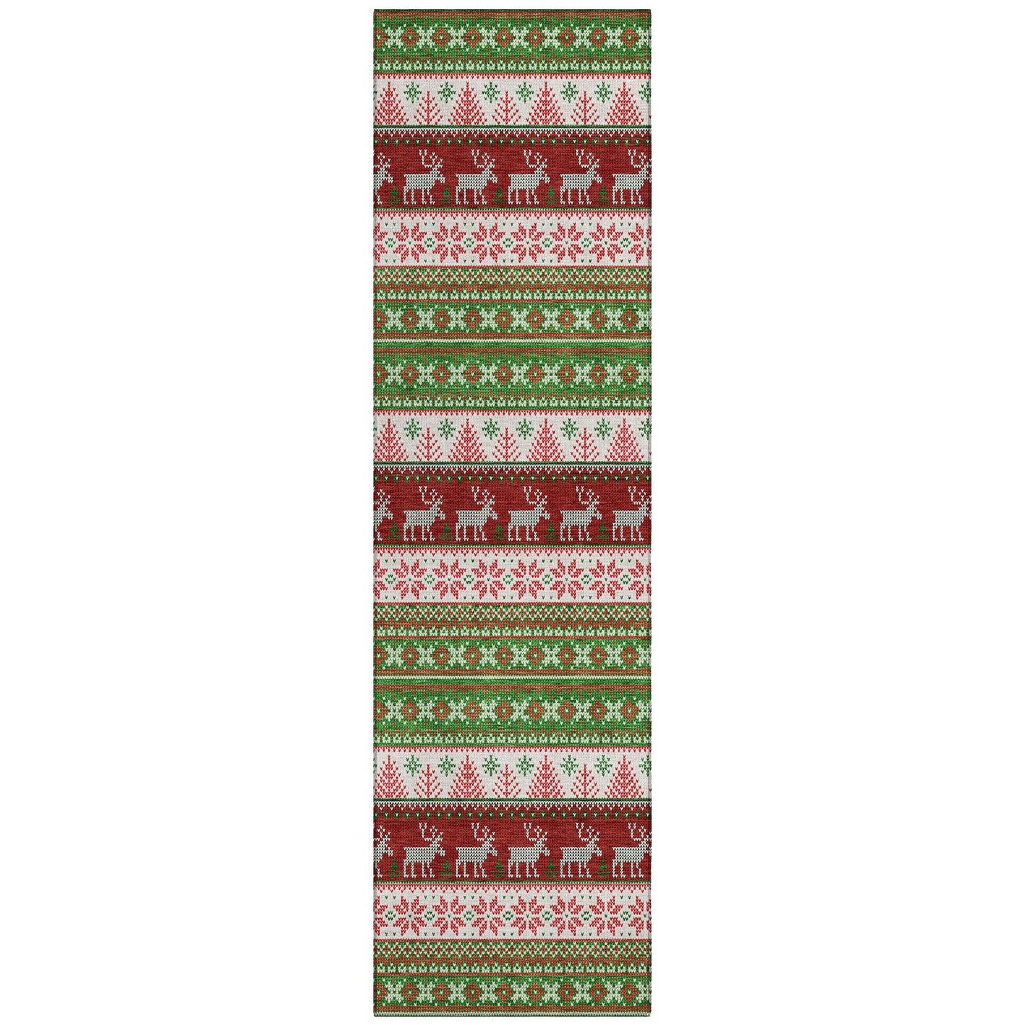Addison Rugs Quaara Green Washable Indoor-Outdoor Rug