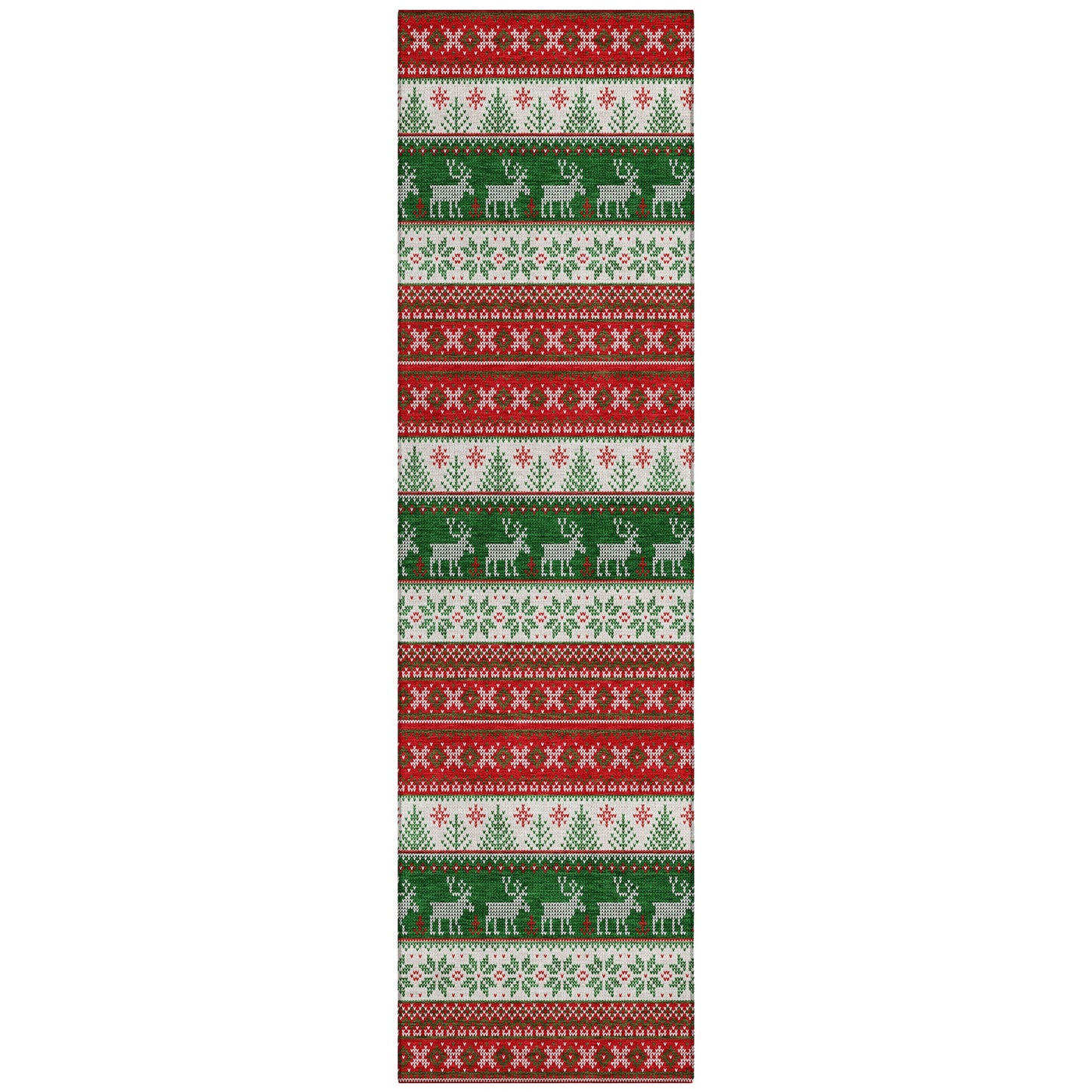 Addison Rugs Quaara Red Washable Indoor-Outdoor Rug