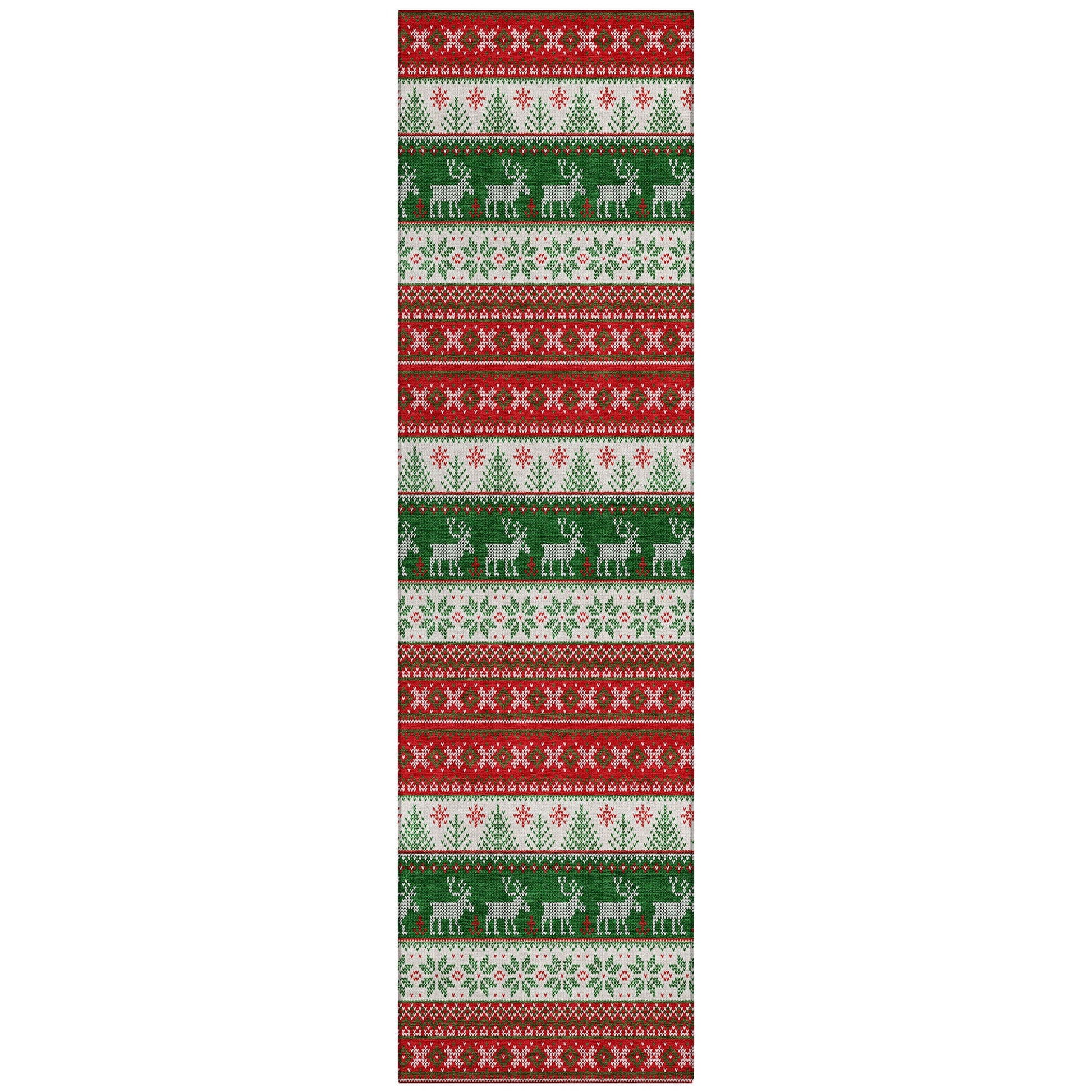 Addison Rugs Quaara Red Washable Indoor-Outdoor Rug