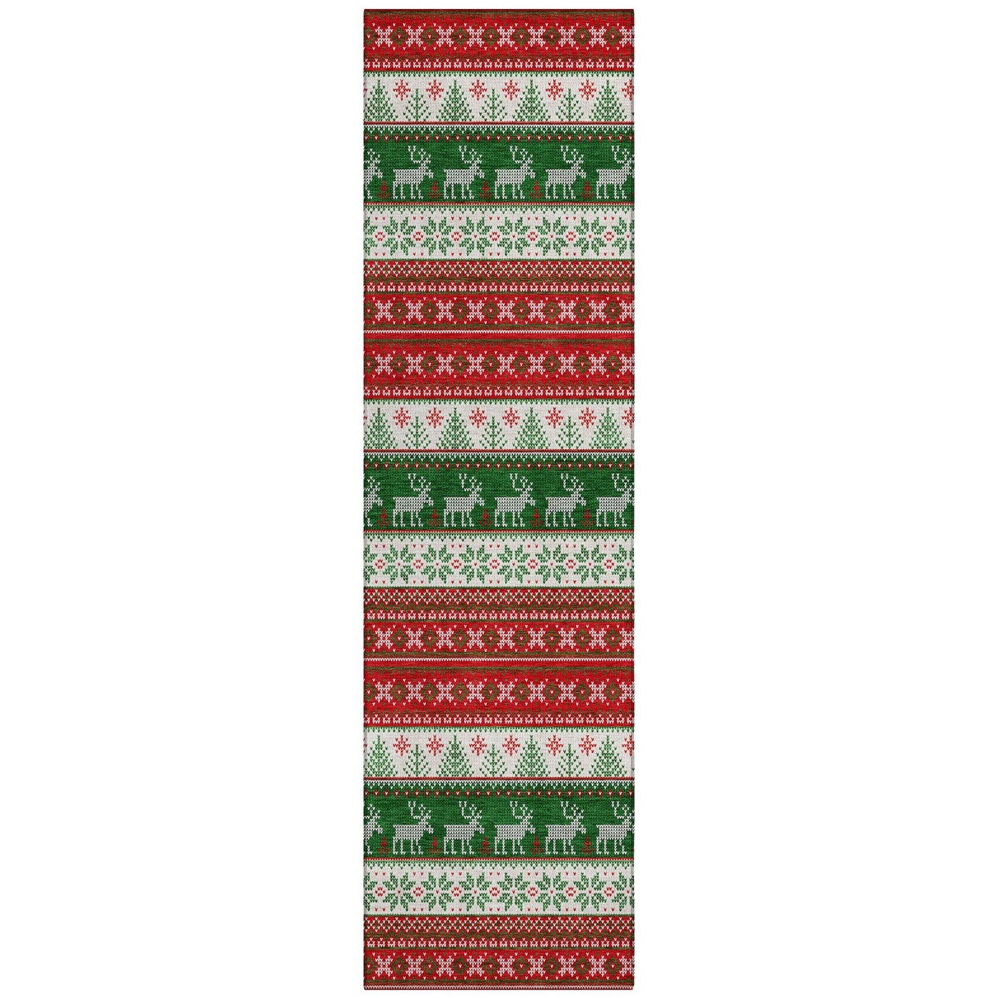 Addison Rugs Quaara Red Washable Indoor-Outdoor Rug