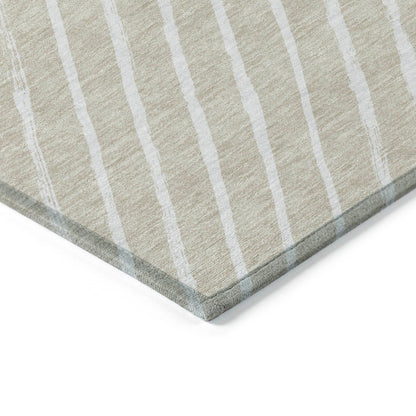 Addison Rugs Quaara Brown Washable Indoor-Outdoor Rug