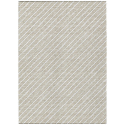 Addison Rugs Quaara Brown Washable Indoor-Outdoor Rug