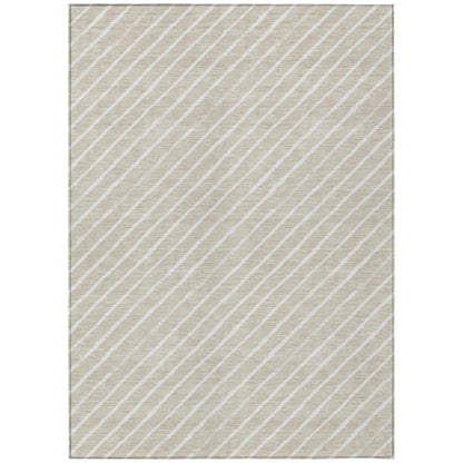 Addison Rugs Quaara Brown Washable Indoor-Outdoor Rug