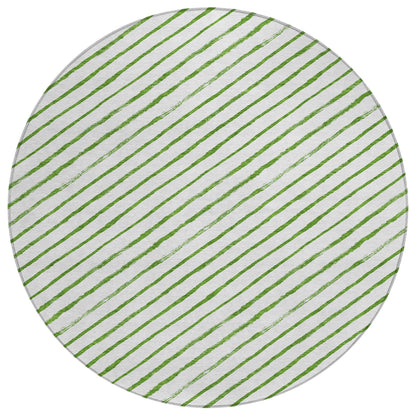 Addison Rugs Quaaris Green Washable Indoor-Outdoor Rug