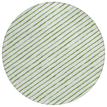 Addison Rugs Quaaris Green Washable Indoor-Outdoor Rug