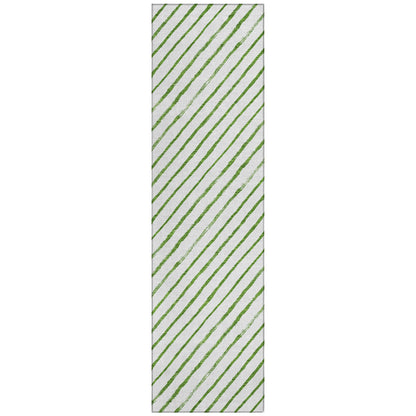 Addison Rugs Quaaris Green Washable Indoor-Outdoor Rug