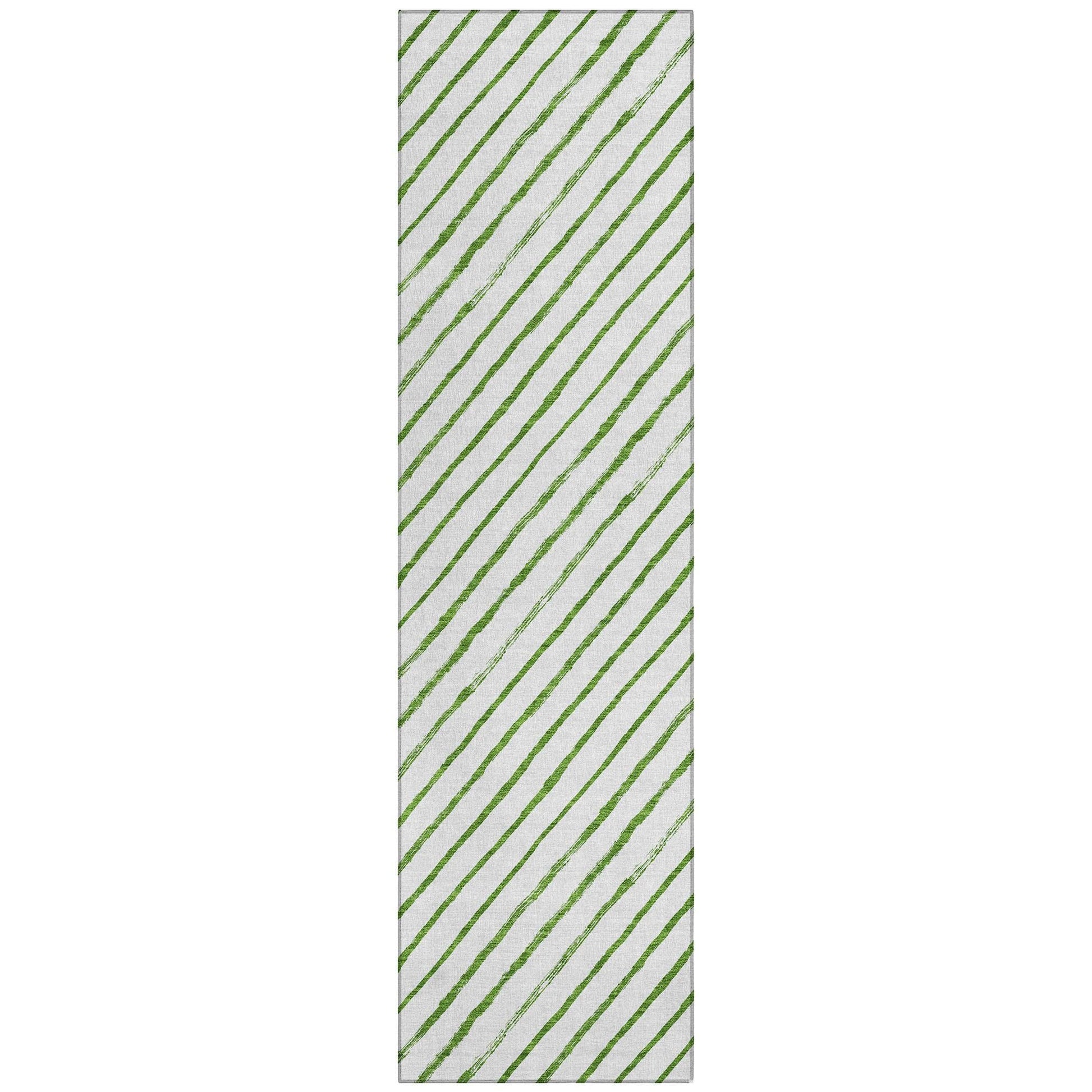 Addison Rugs Quaaris Green Washable Indoor-Outdoor Rug