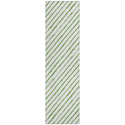 Addison Rugs Quaaris Green Washable Indoor-Outdoor Rug
