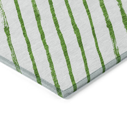 Addison Rugs Quaaris Green Washable Indoor-Outdoor Rug