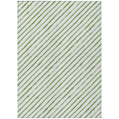 Addison Rugs Quaaris Green Washable Indoor-Outdoor Rug