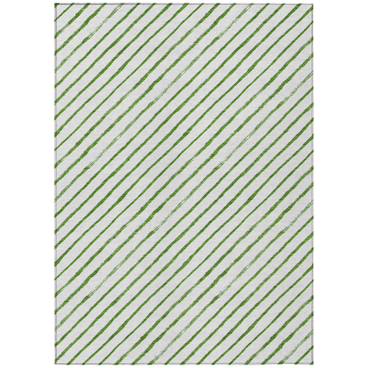 Addison Rugs Quaaris Green Washable Indoor-Outdoor Rug