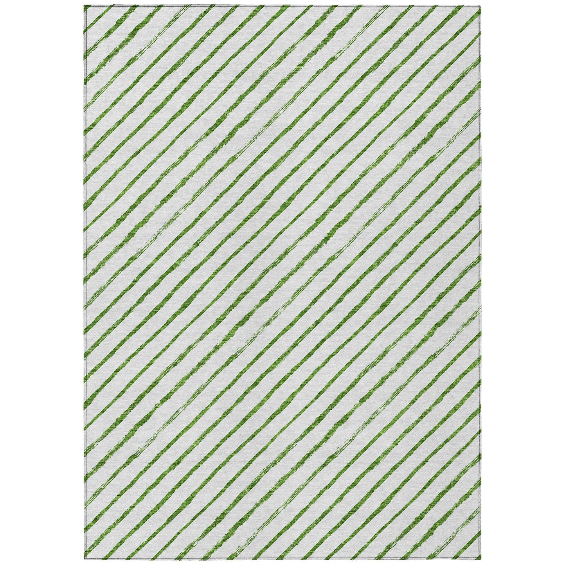 Addison Rugs Quaaris Green Washable Indoor-Outdoor Rug