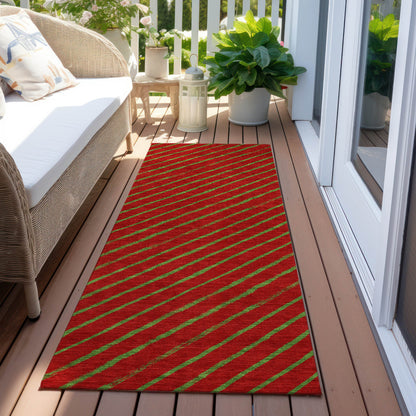 Addison Rugs Quaaris Merlot Washable Indoor-Outdoor Rug