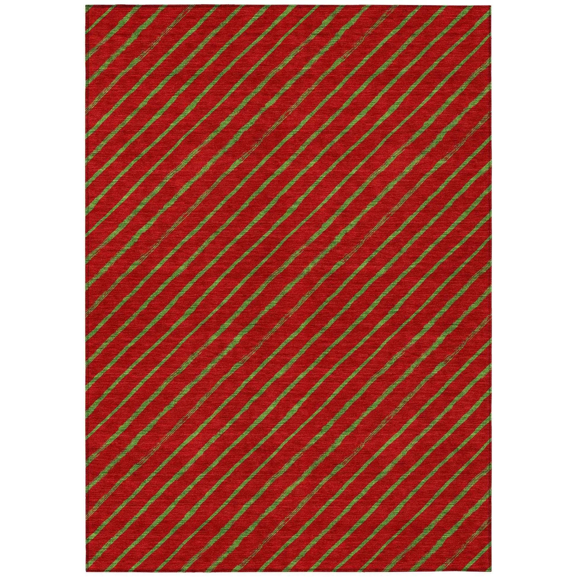 Addison Rugs Quaaris Merlot Washable Indoor-Outdoor Rug