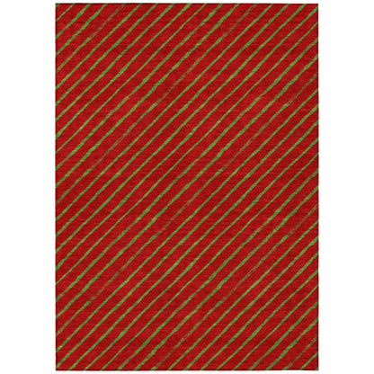 Addison Rugs Quaaris Merlot Washable Indoor-Outdoor Rug