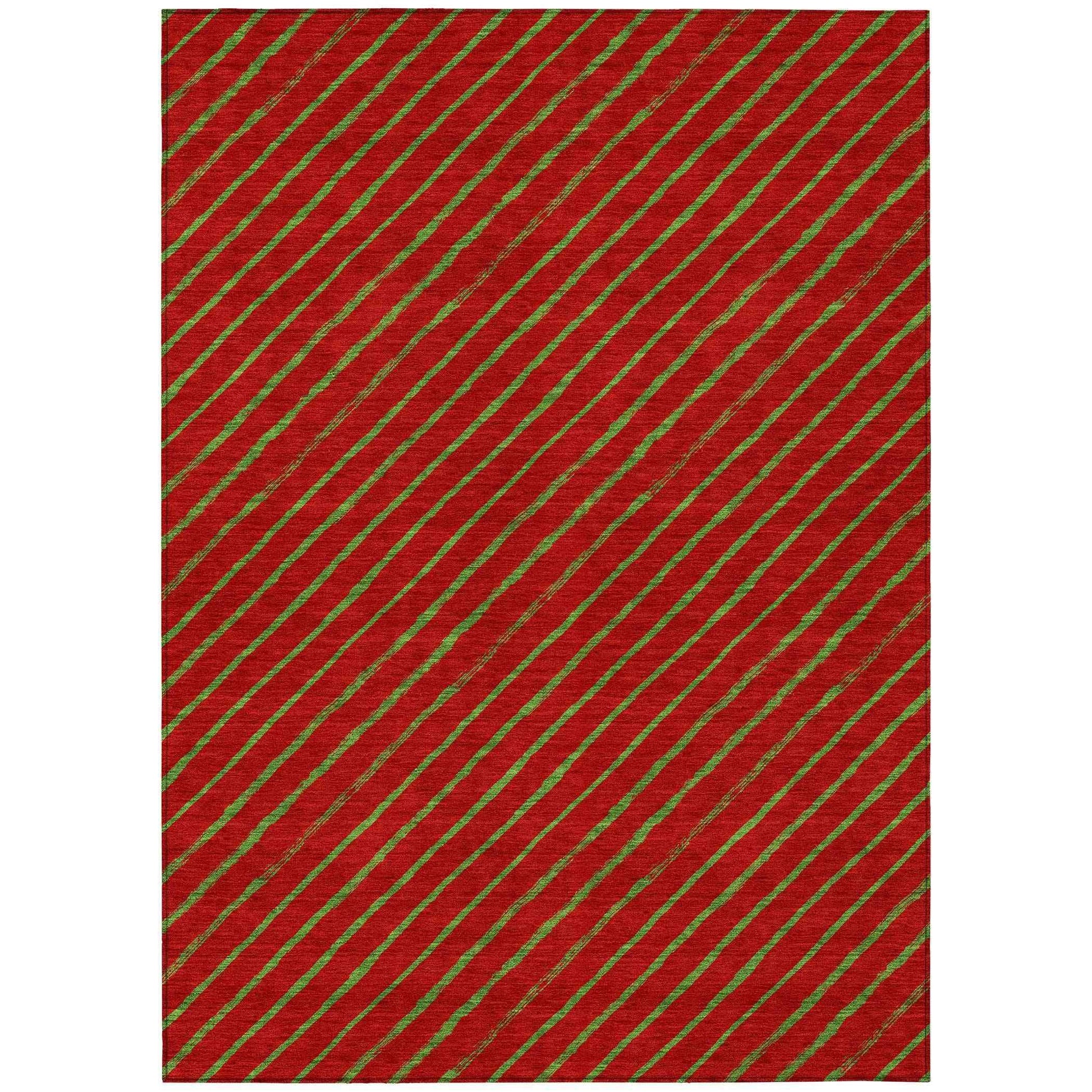 Addison Rugs Quaaris Merlot Washable Indoor-Outdoor Rug