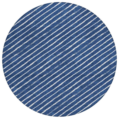 Addison Rugs Quaaris Blue Washable Indoor-Outdoor Rug