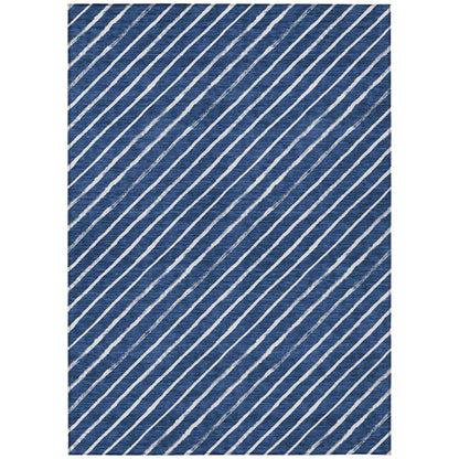 Addison Rugs Quaaris Blue Washable Indoor-Outdoor Rug