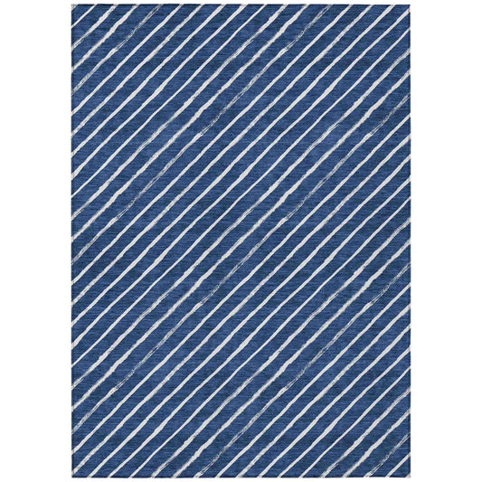 Addison Rugs Quaaris Blue Washable Indoor-Outdoor Rug