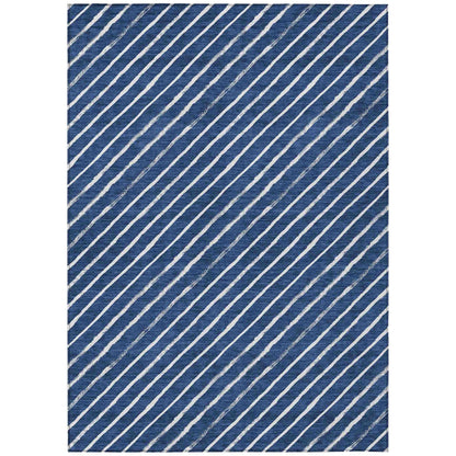 Addison Rugs Quaaris Blue Washable Indoor-Outdoor Rug