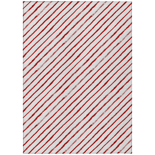Addison Rugs Quaaris Red Washable Indoor-Outdoor Rug