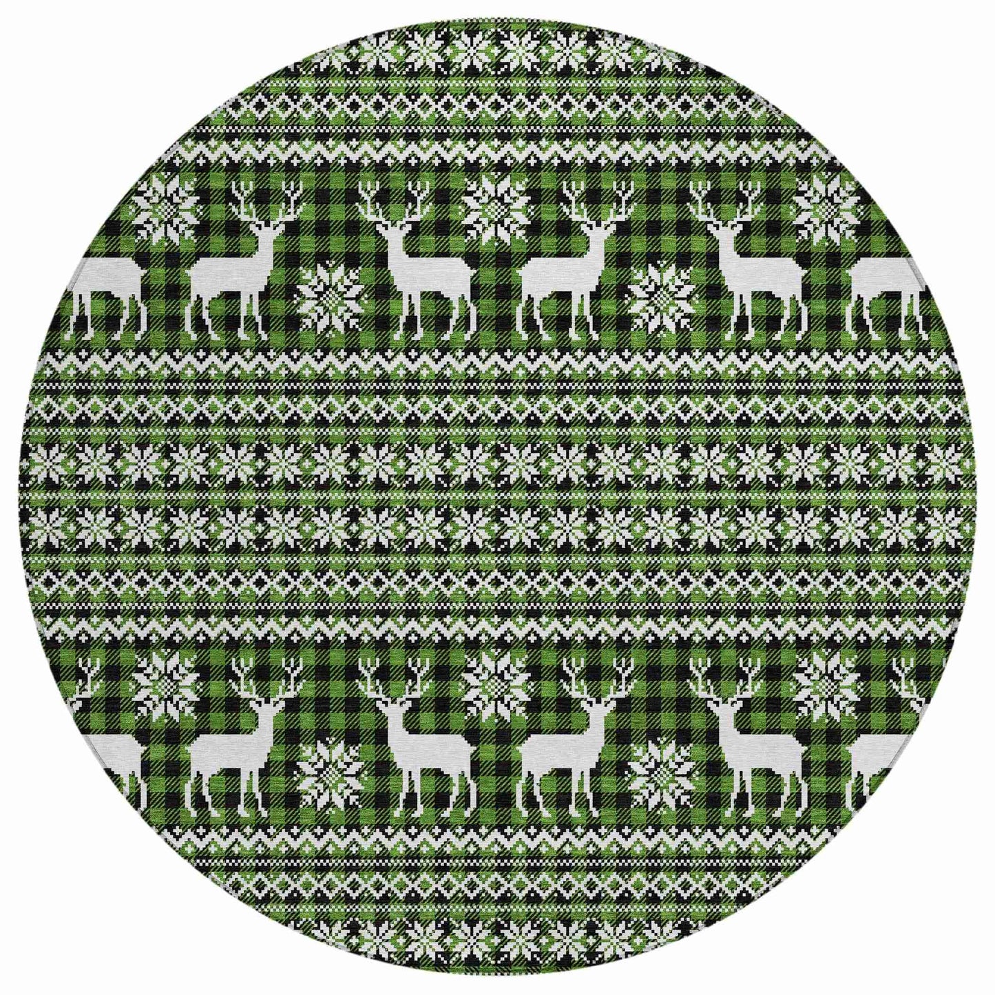 Addison Rugs Quaas Cactus Washable Indoor-Outdoor Rug