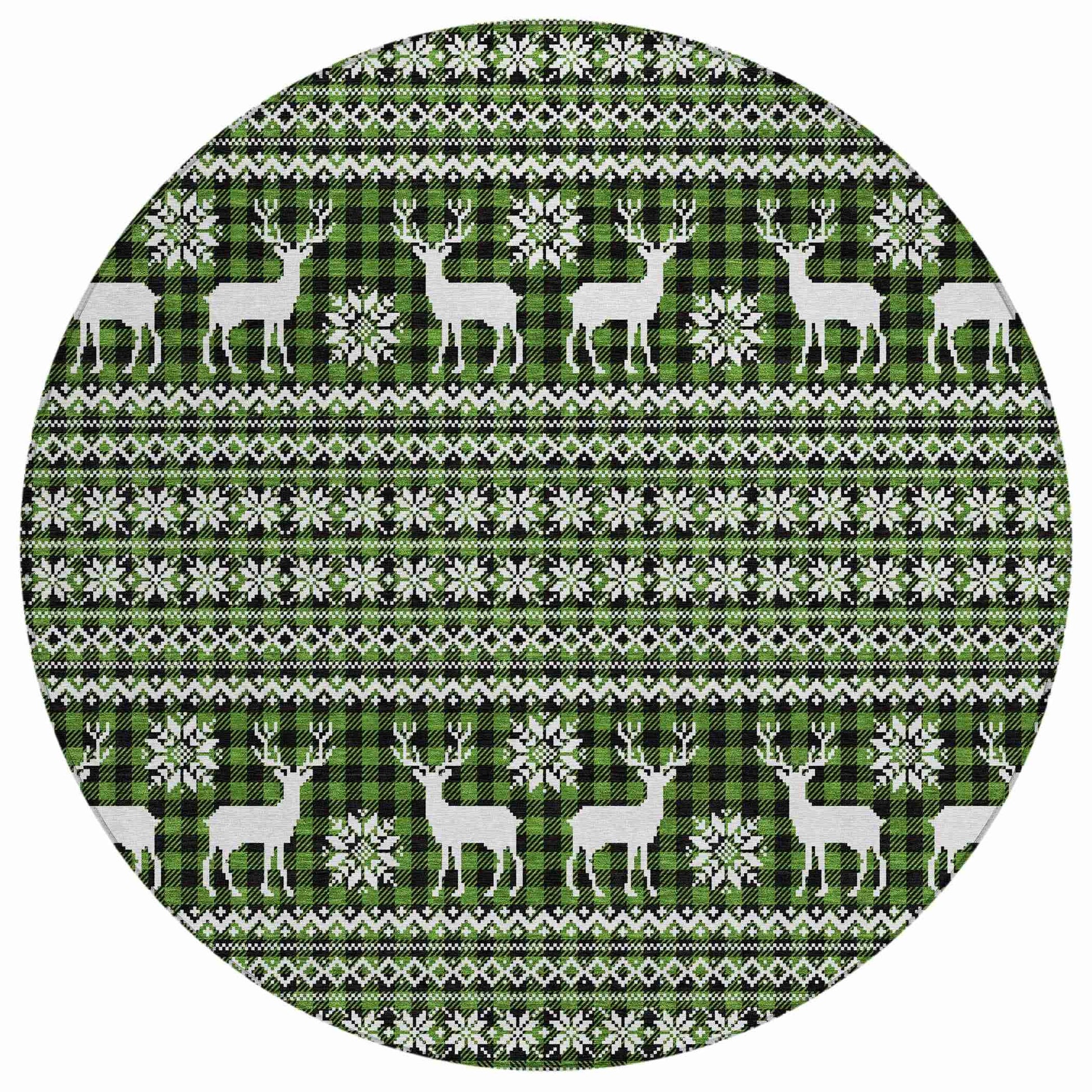 Addison Rugs Quaas Cactus Washable Indoor-Outdoor Rug
