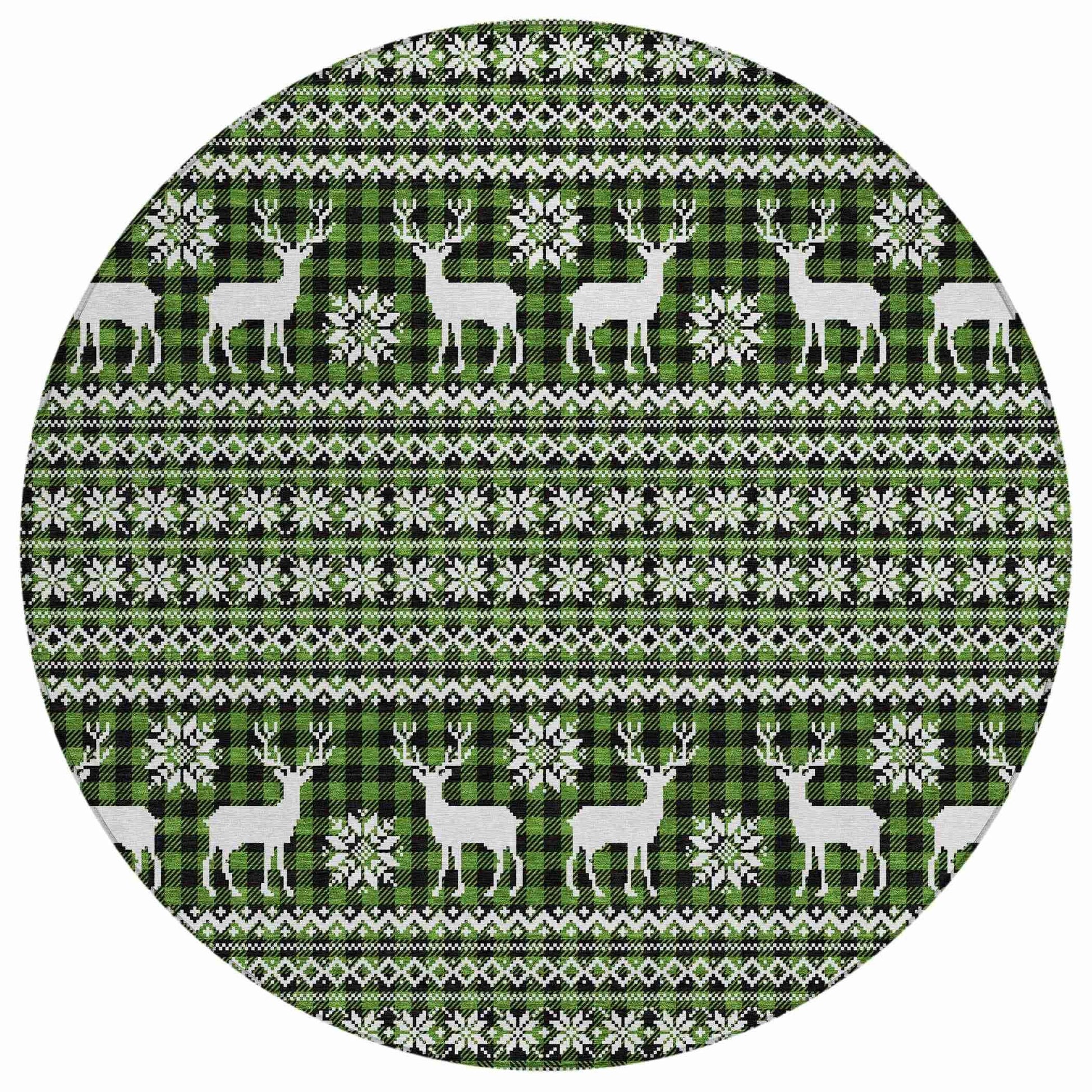 Addison Rugs Quaas Cactus Washable Indoor-Outdoor Rug