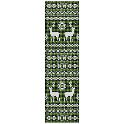 Addison Rugs Quaas Cactus Washable Indoor-Outdoor Rug