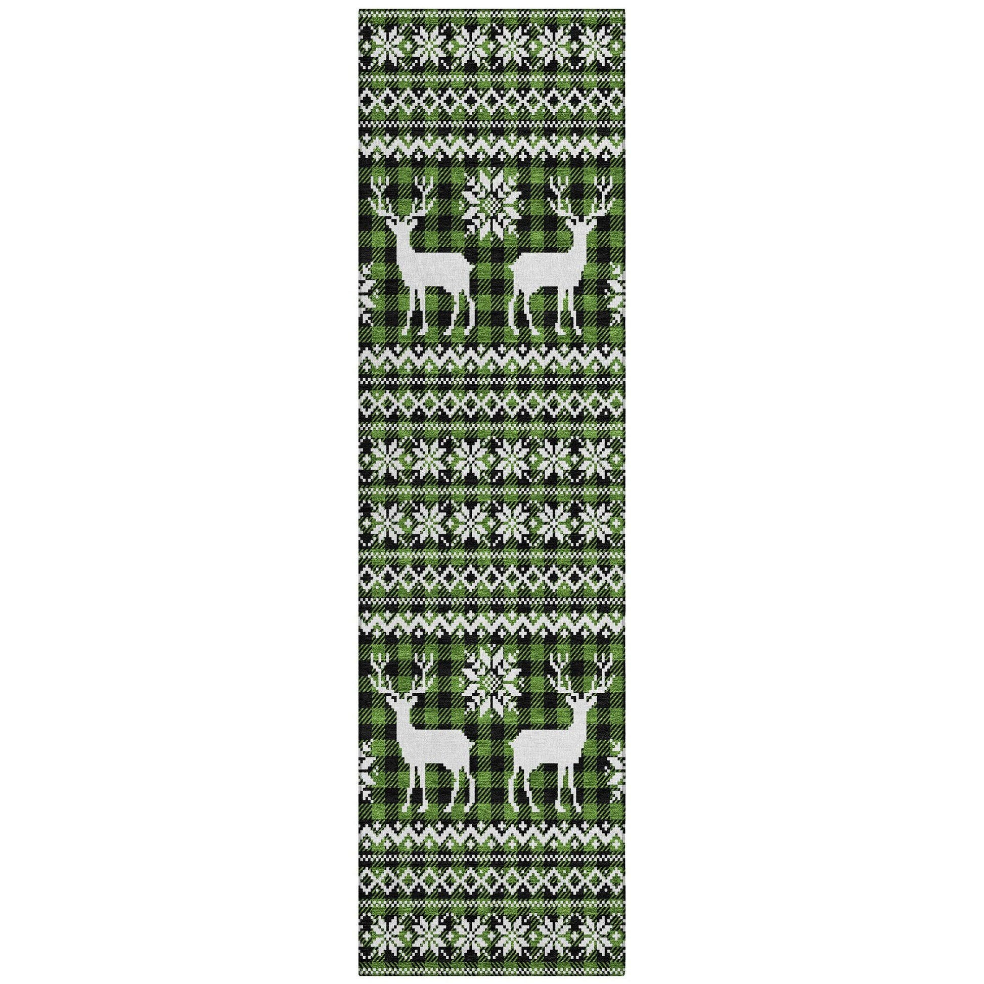 Addison Rugs Quaas Cactus Washable Indoor-Outdoor Rug