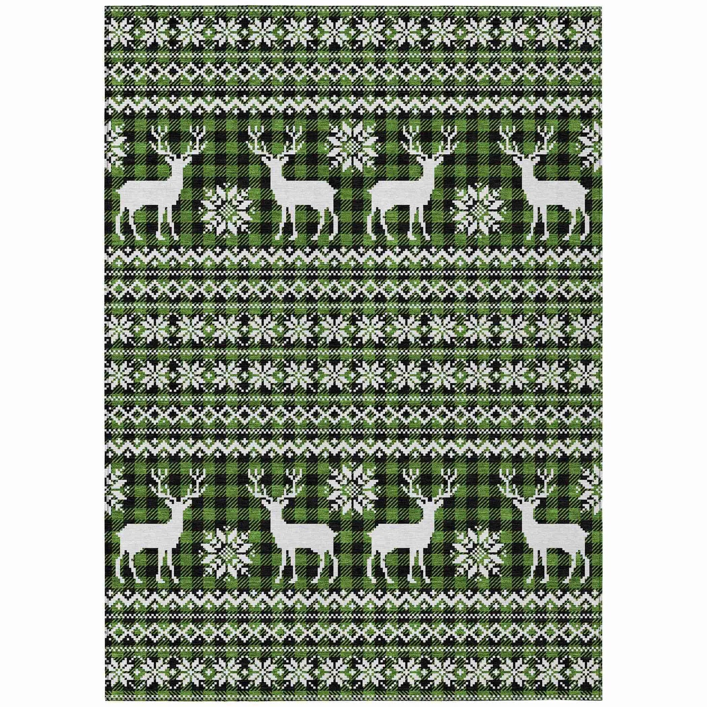 Addison Rugs Quaas Cactus Washable Indoor-Outdoor Rug