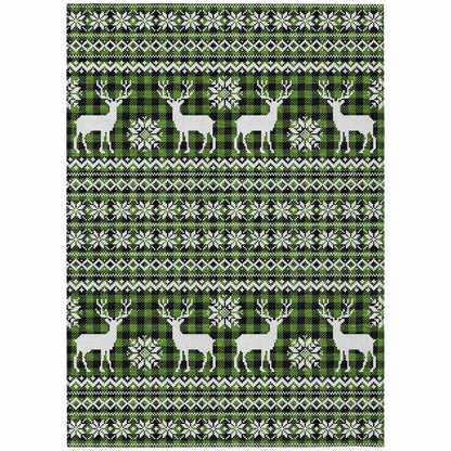 Addison Rugs Quaas Cactus Washable Indoor-Outdoor Rug