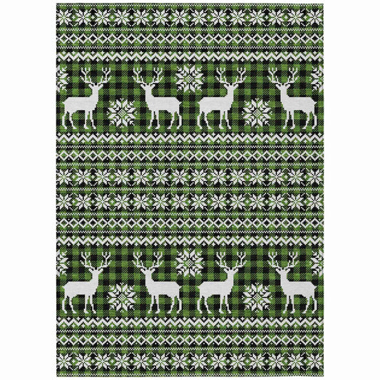 Addison Rugs Quaas Cactus Washable Indoor-Outdoor Rug
